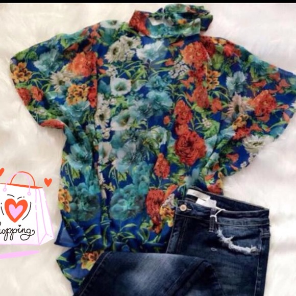 SALE! NWT Easel Blouse- FITS PLUS SIZE - Picture 4 of 5